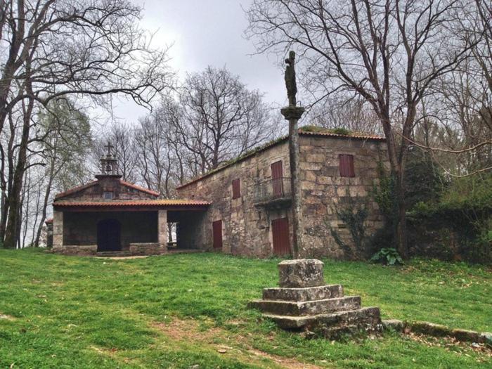 Apartamento A Chilena Cambados Bagian luar foto